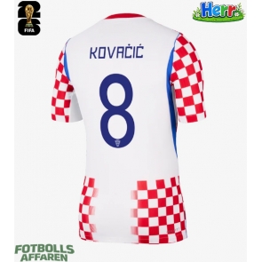 Kroatien Mateo Kovacic #8 Hemmatröja VM 2026 Kortärmad